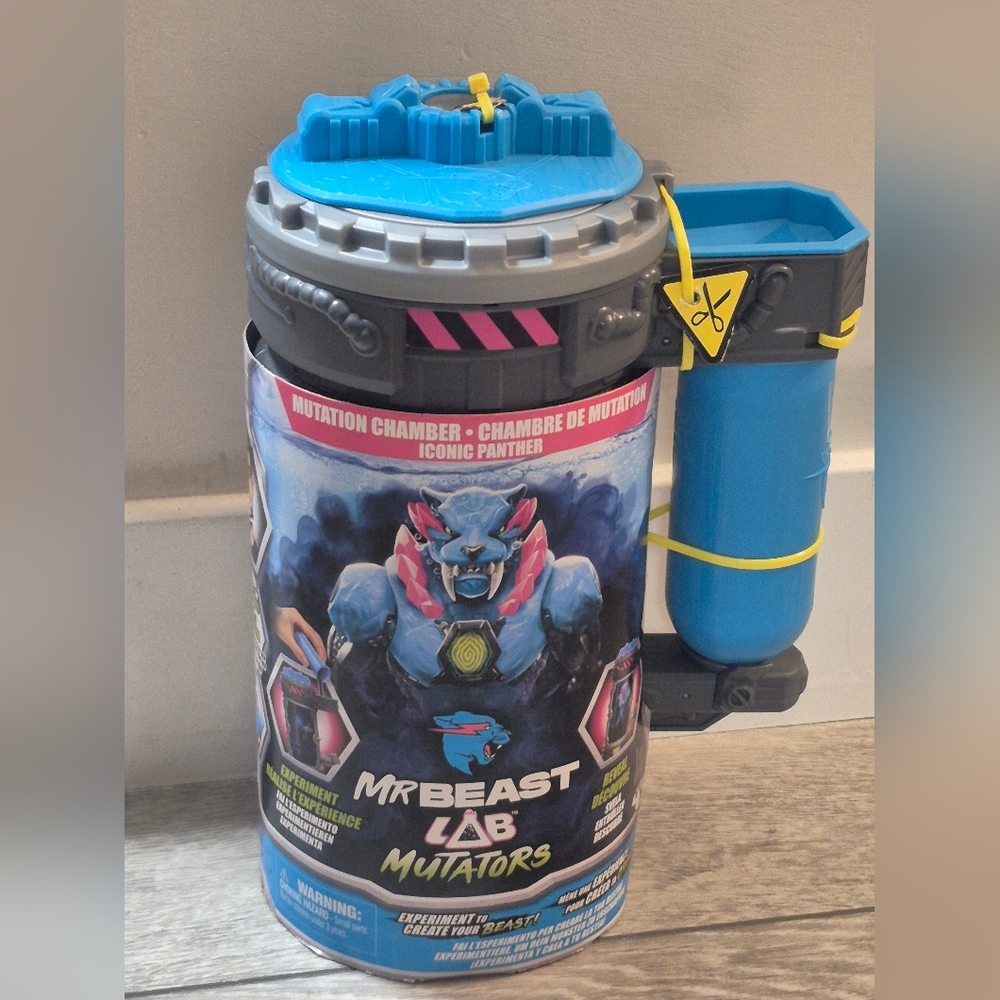 MrBeast Lab Mutators. Mutation Chamber. Iconic Panther Toy. Expirment To Create